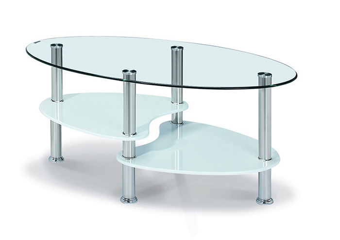 Hurst Glass Top Coffee Table in Multiple Finishes
